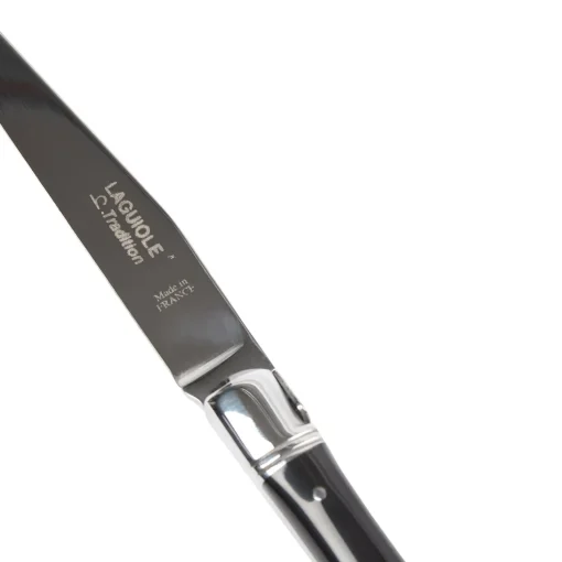 Steakkniv, sort horn