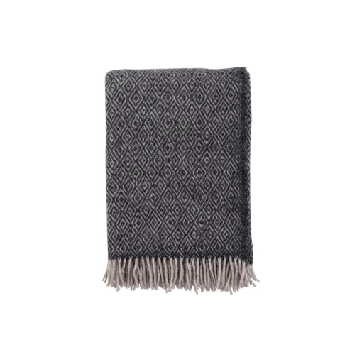 Stella uld plaid, coke grey