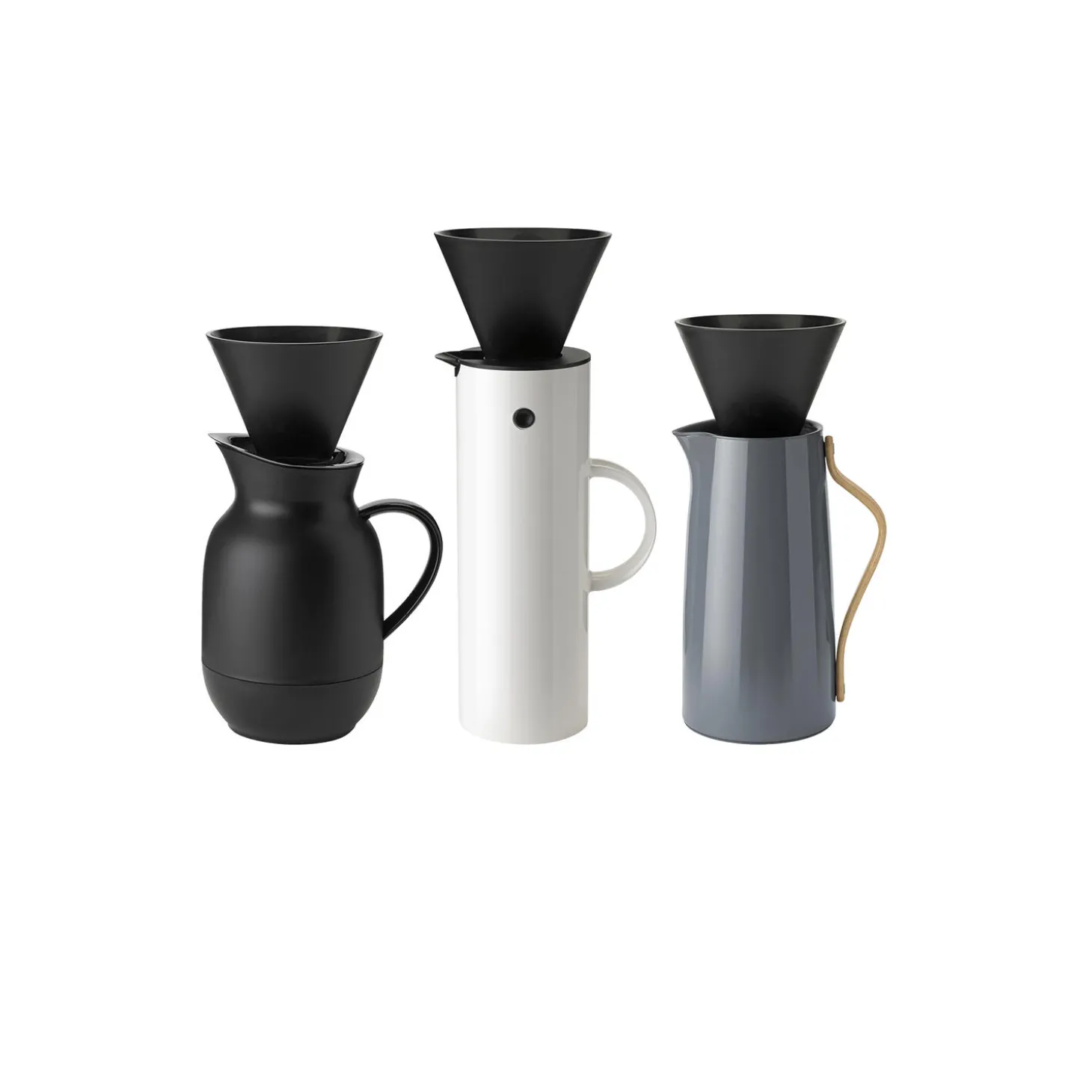 Stelton kaffetragt til termokande, black