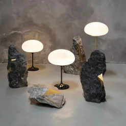 Stemlite Table Lamp, black red