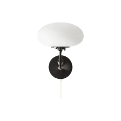 Stemlite Wall Lamp, black chrome