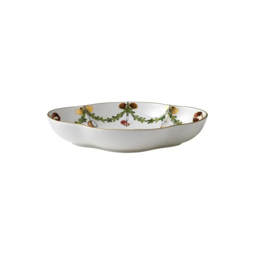 Stjerne Riflet Jul fad 22 cm