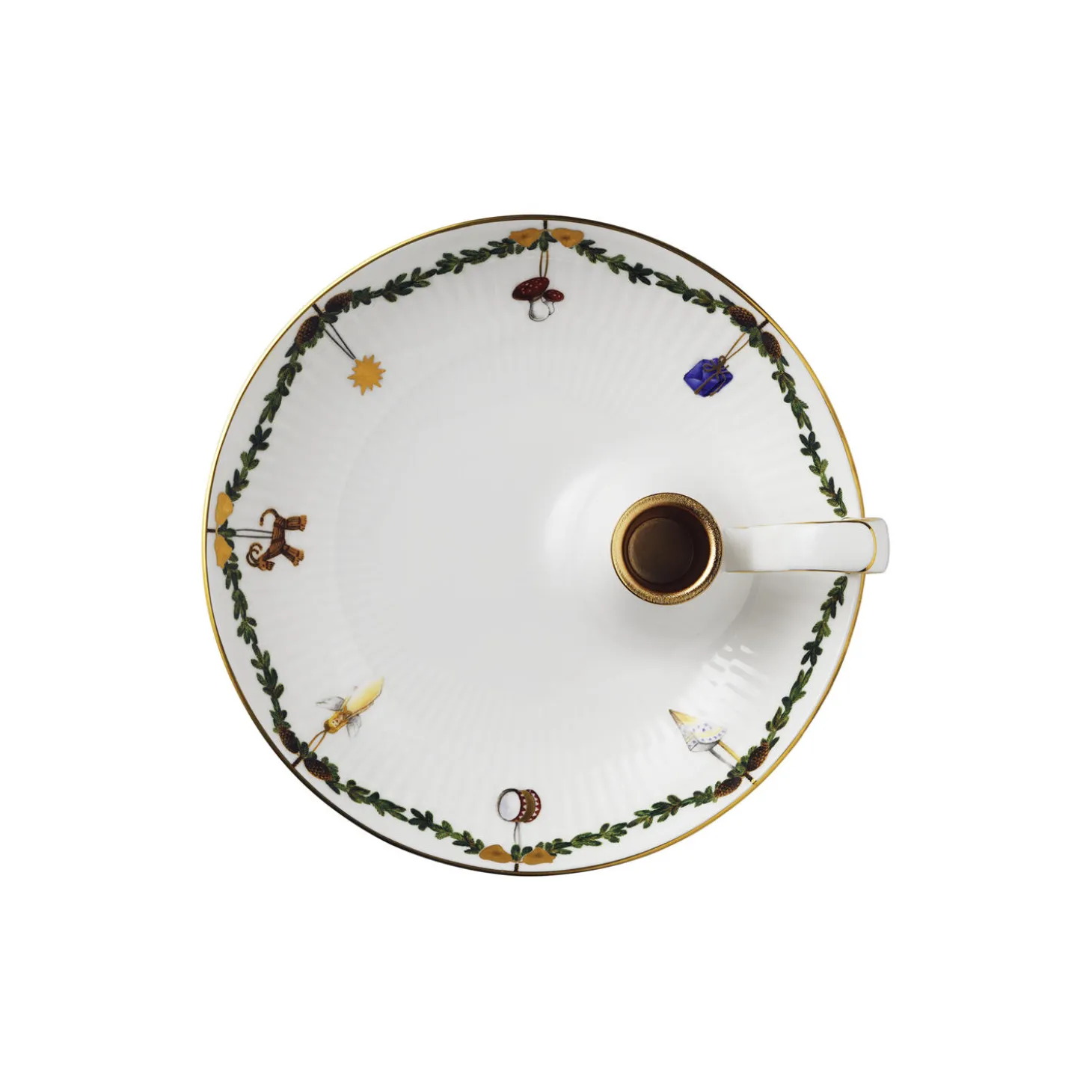 Stjerne Riflet Jul lysestage