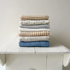 Stofble 2-pak, classic stripes camel