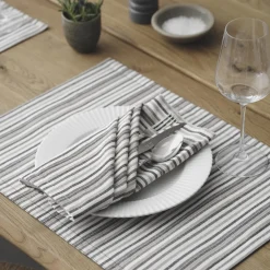 Stofserviet, small stripes