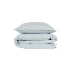 Stone Washed baby/juniorpudebetræk, støvet blå