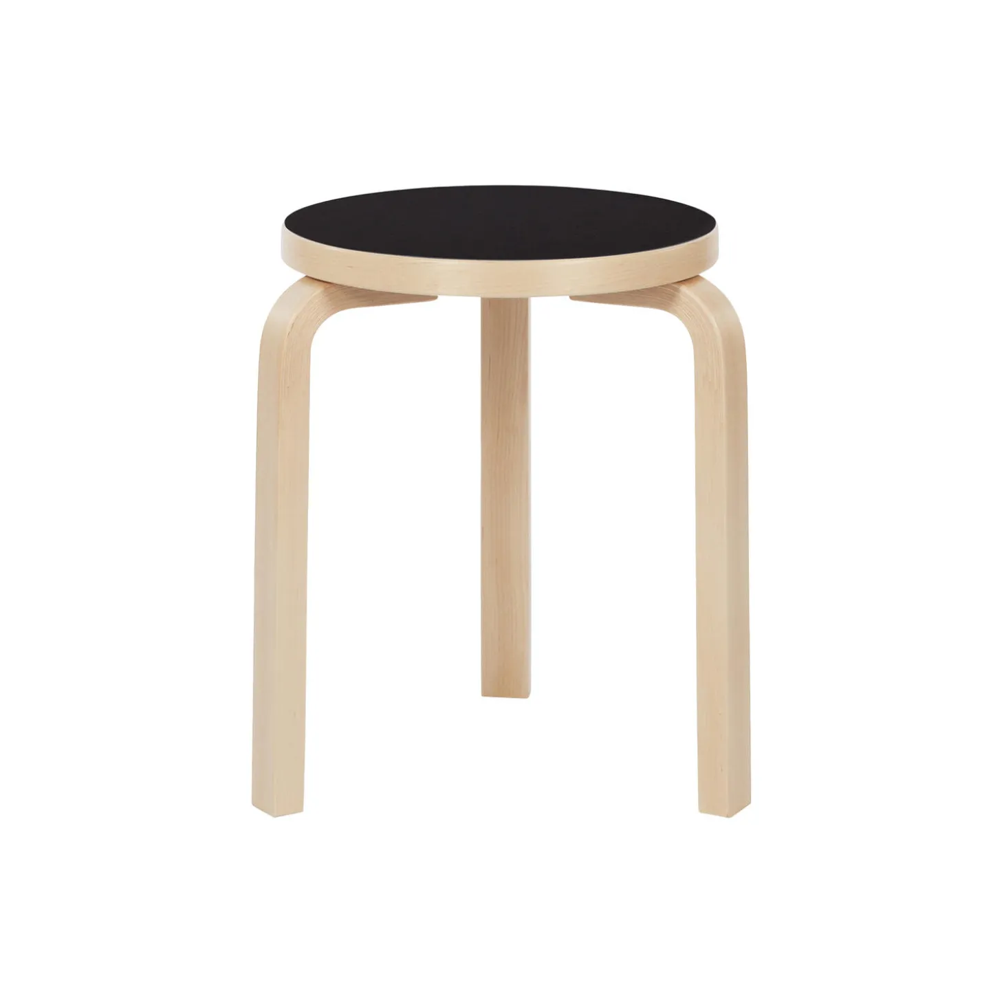 Stool 60, black linoleum