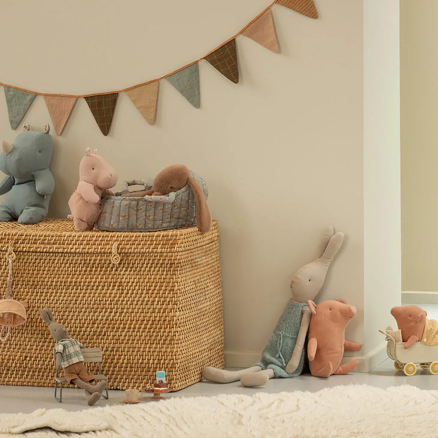 Stor babylift, blue