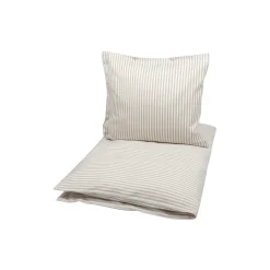 STRIPE baby sengetøj, balsam cream/cashmere