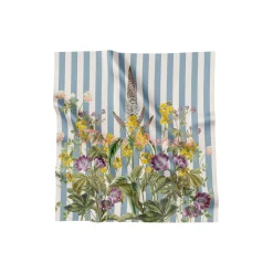 Striped Flower Meadow silketørklæde