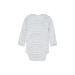 Striped Long Sleeve Body, lt. blue stripe