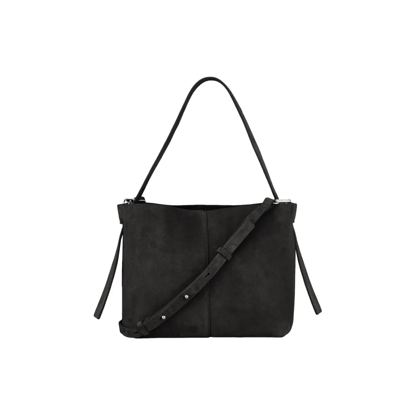Suede Fraya Small Bag, black