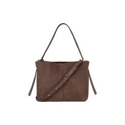 Suede Fraya Small Bag, hot fudge brown