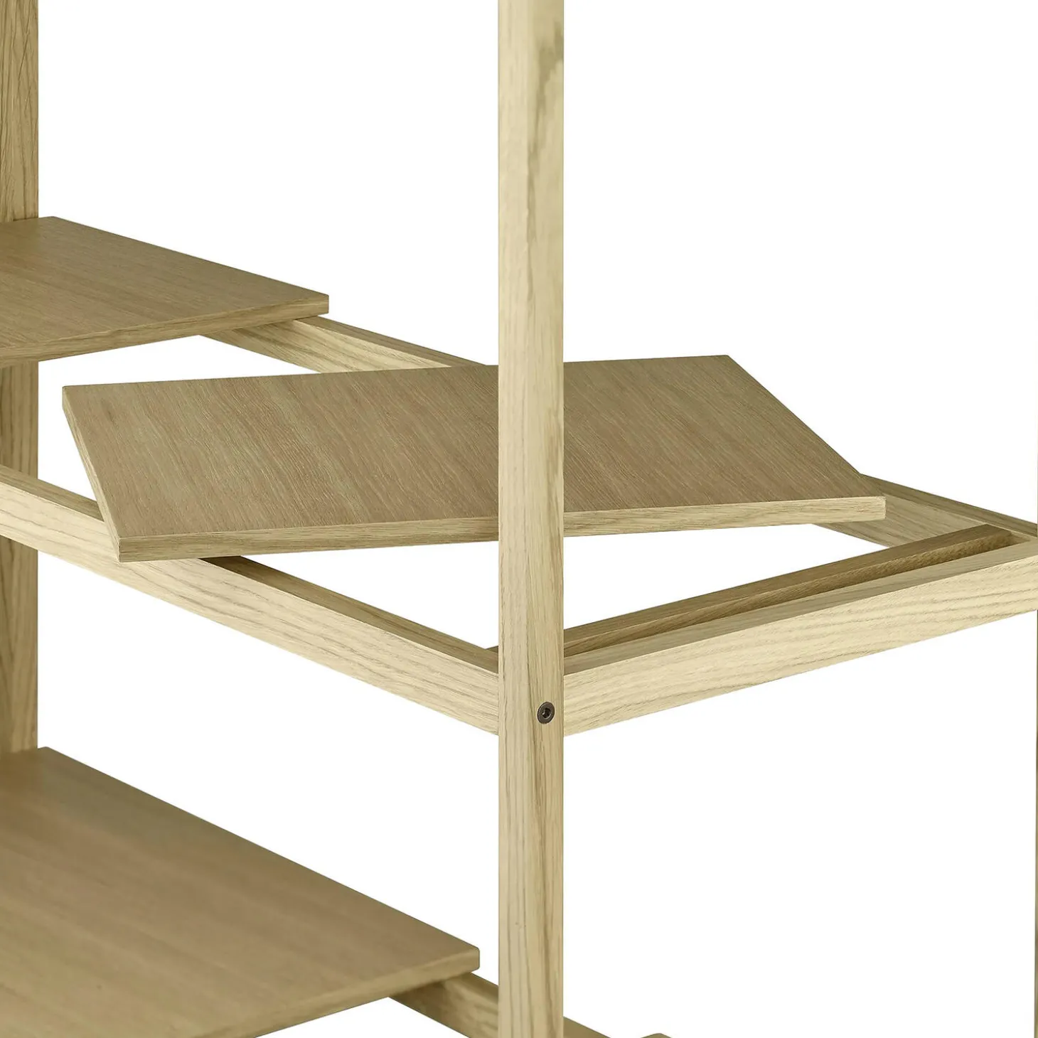 SUKOYA Wooden Shelf Large, natural lacquered