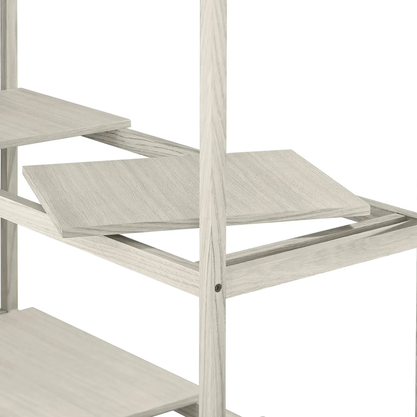 SUKOYA Wooden Shelf Large, white lacquered