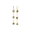 Sun Glitter Earrings, aquamarine