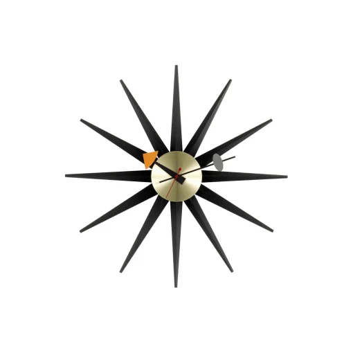 Sunburst vægur, black