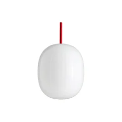 Superæg 200 Pendant, opal/red