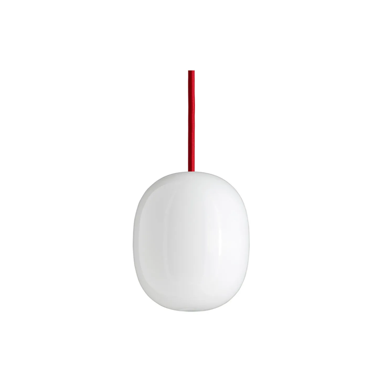 Superæg 150 Pendant, opal/red