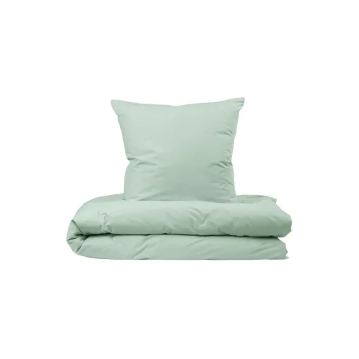 SUPIMA PERCALE sengetøj, glass green