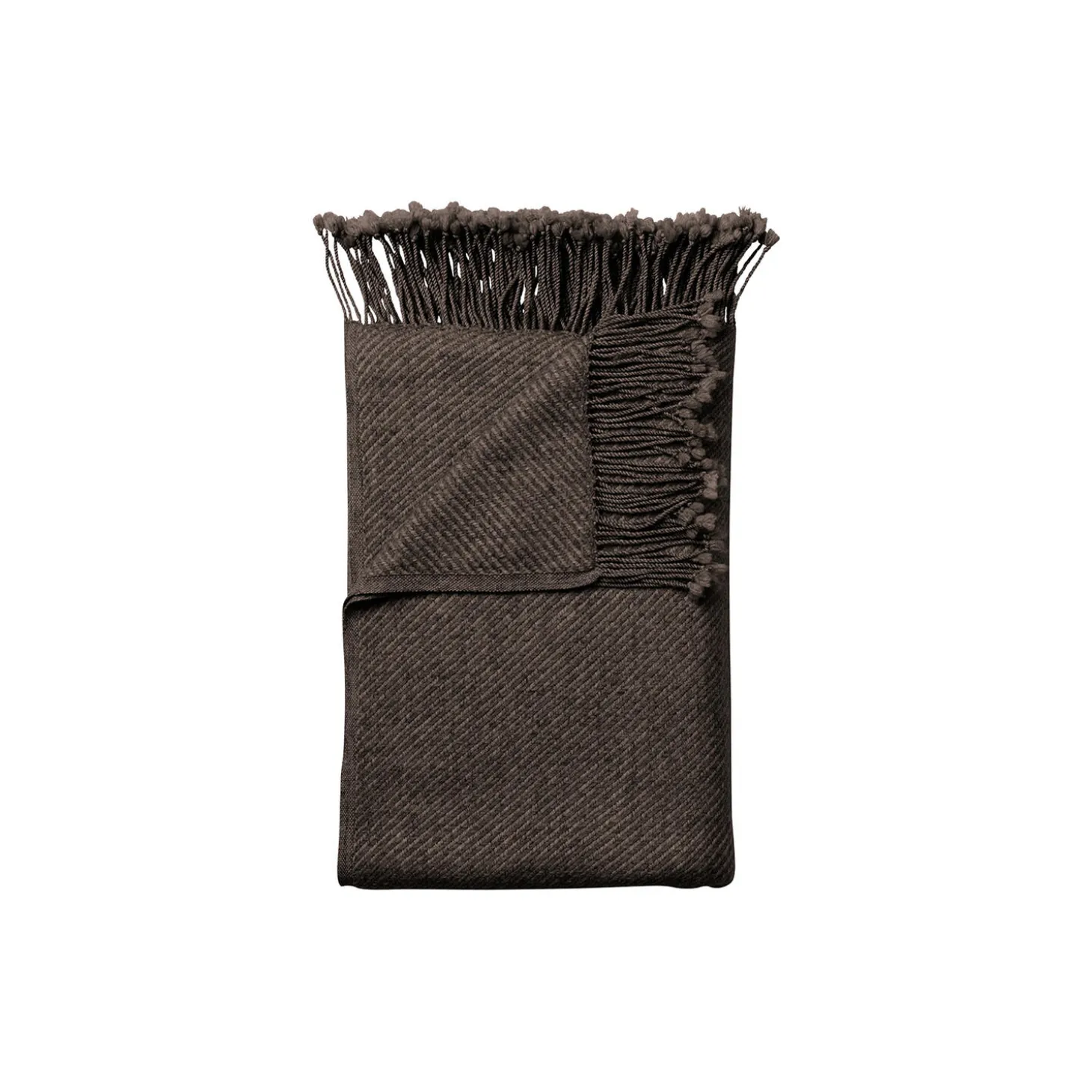SUSAN Throw, dark brown