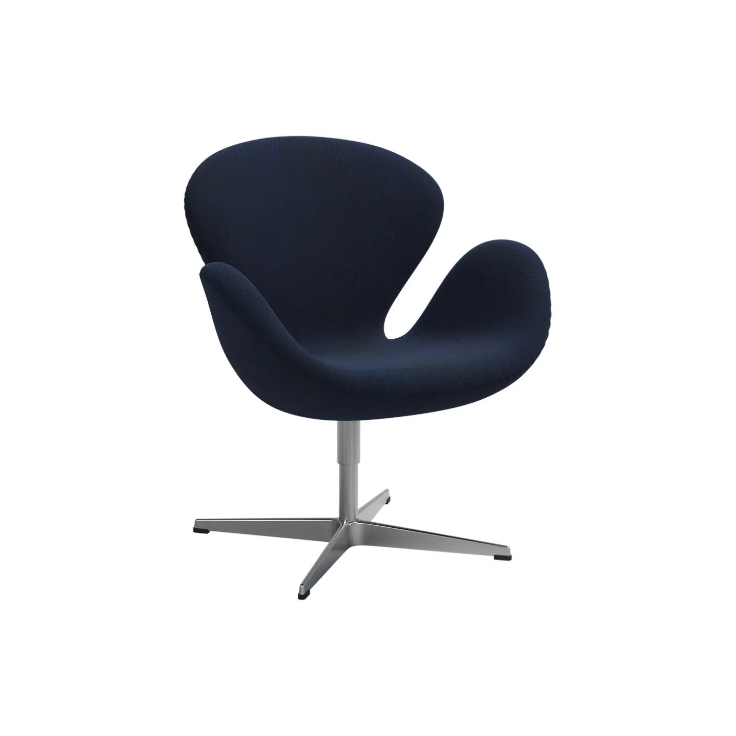 Svanen™ 3320 loungestol, black/blue 0798
