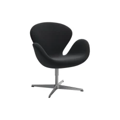 Svanen™ 3320 loungestol, black/grey 0198