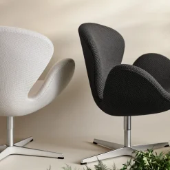 Svanen™ 3320 loungestol, grey/beige 0118