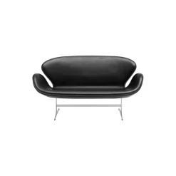 Svanesofa™ 3321 2-pers. sofa, sort