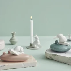 Sweet Stories Snail vase, rose