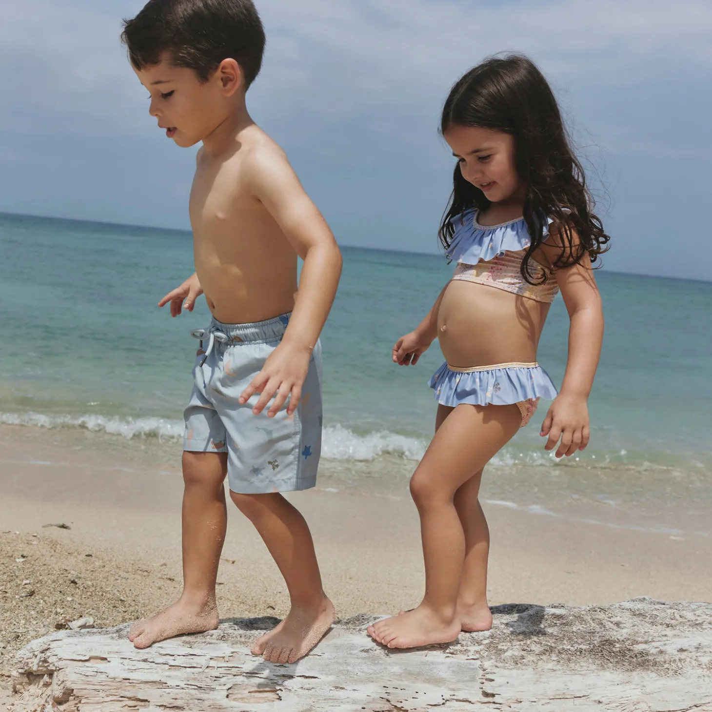 Swim Trunk Hansi, 9580 blue swim stripe
