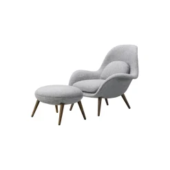 Swoon loungestol og skammel, Hallingdal 130