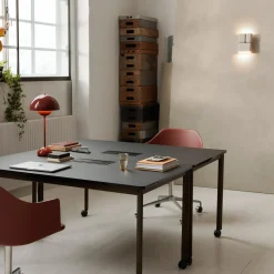 Tabata LN10 væglampe, silk grey