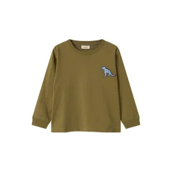 Tad LS T-shirt, dino patch