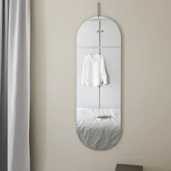 Tall Wall Mirror, chrome