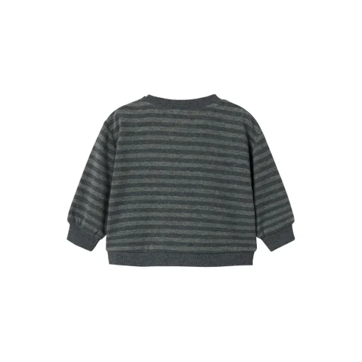 Tammas B Sweatshirt, forest stripe mel.