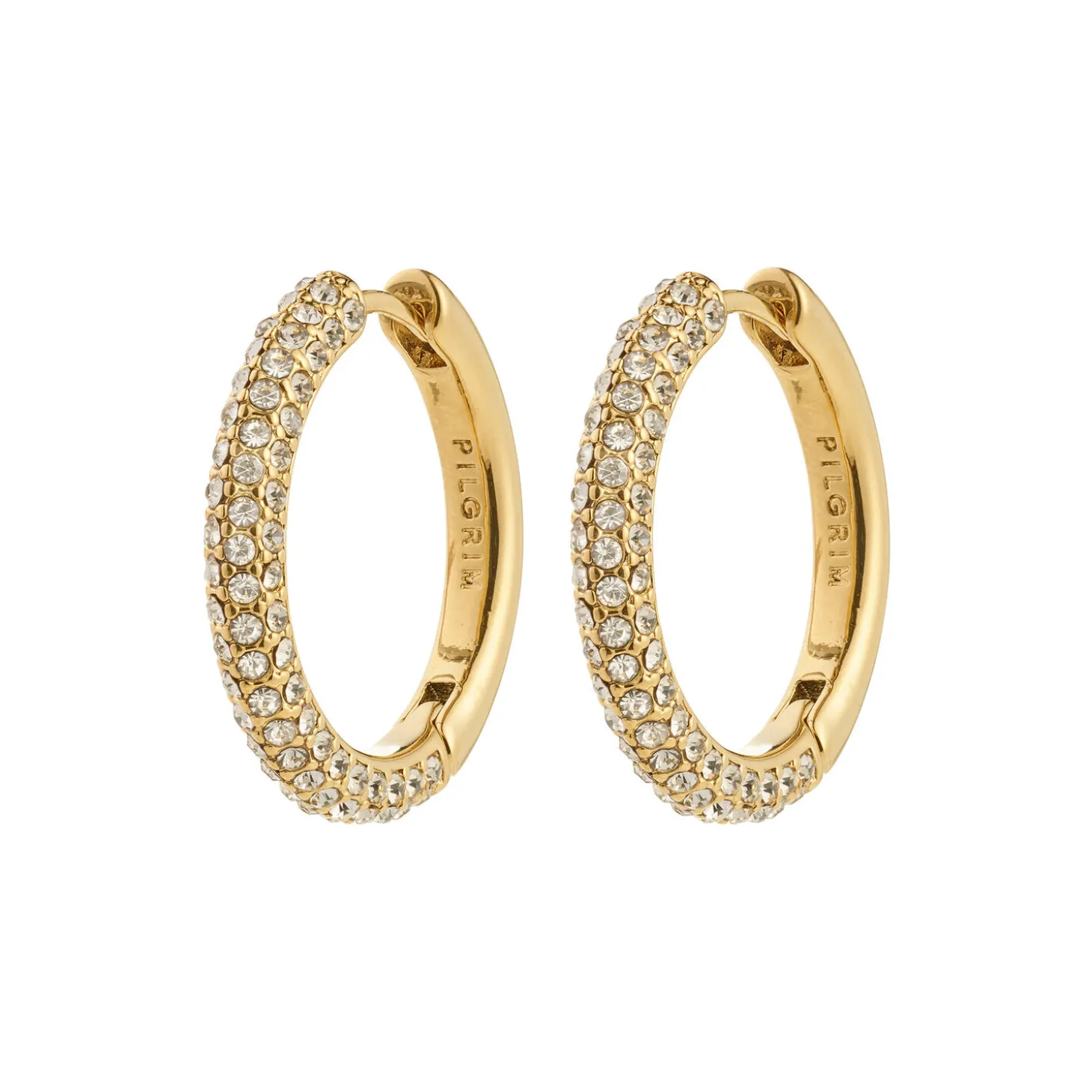 TATUM hoops Large, guldbelagt