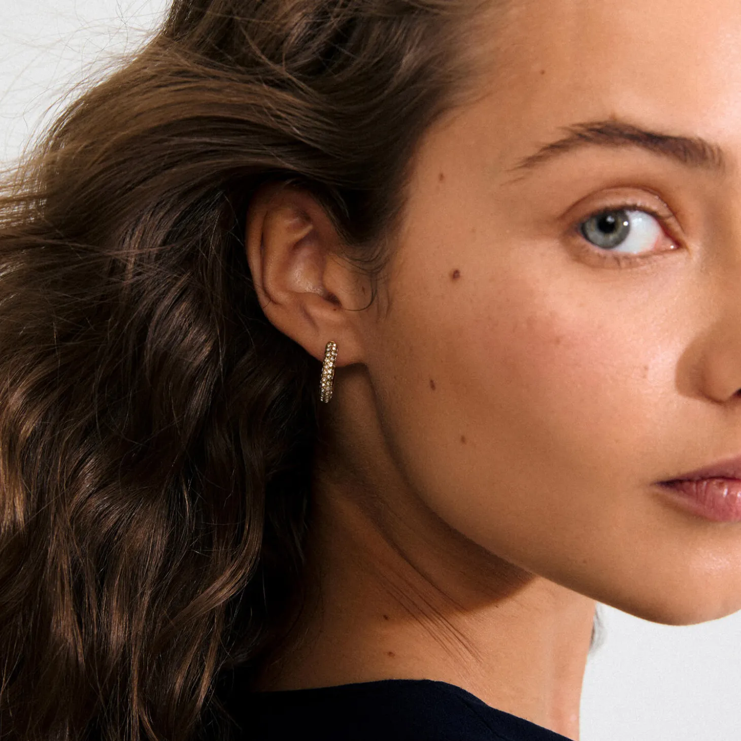 TATUM hoops Medium, guldbelagt