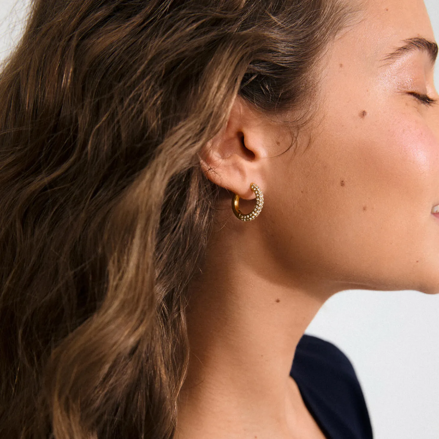 TATUM hoops Medium, guldbelagt