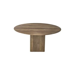 TEN TABLE ROUND, oiled walnut