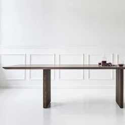 TEN TABLE, smoked oak