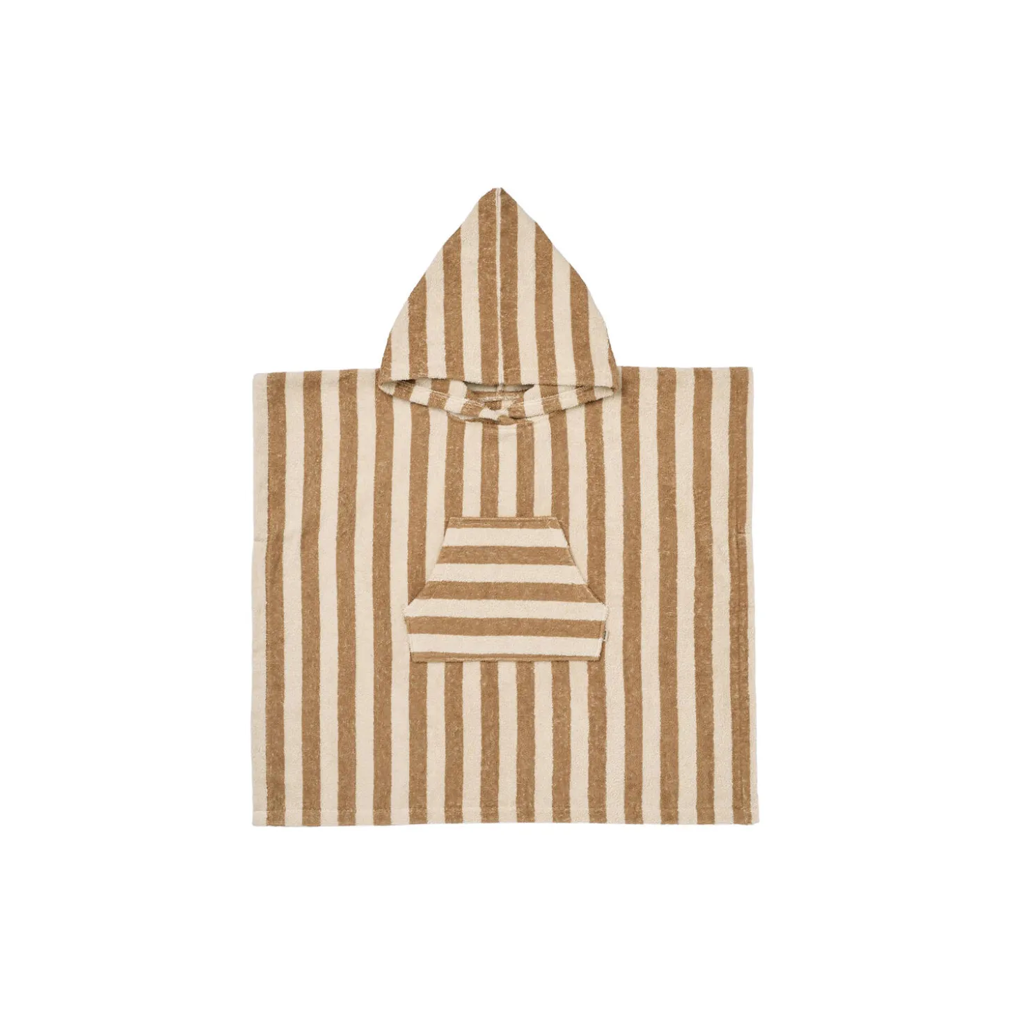 Terry Poncho Lille, 9524 cappucino stripe
