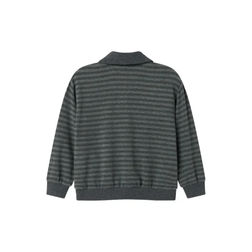Thanos Polo Sweat, forest stripe mel.