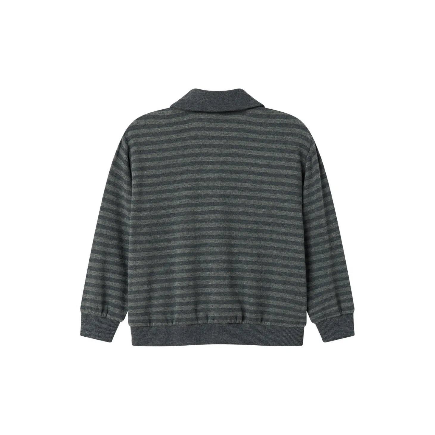 Thanos Polo Sweat, forest stripe mel.