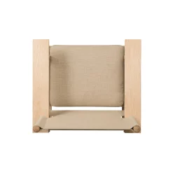 The Canvas Chair loungestol med hynde, sæbebehandlet eg/kanvas