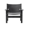 The Canvas Chair loungestol, sortlakeret eg/sort