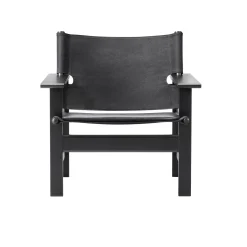 The Canvas Chair loungestol, sortlakeret eg/sort