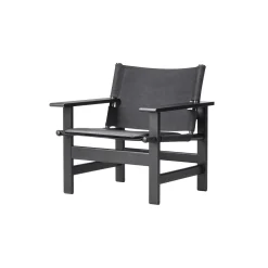 The Canvas Chair loungestol, sortlakeret eg/sort