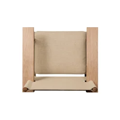 The Canvas Chair loungestol med hynde, olieret eg/kanvas