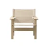 The Canvas Chair loungestol, sæbebehandlet eg/kanvas